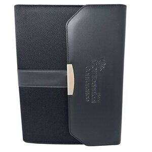 Business Portfolio Organizer Padfolio Black Leatherette Folder A4 Executive